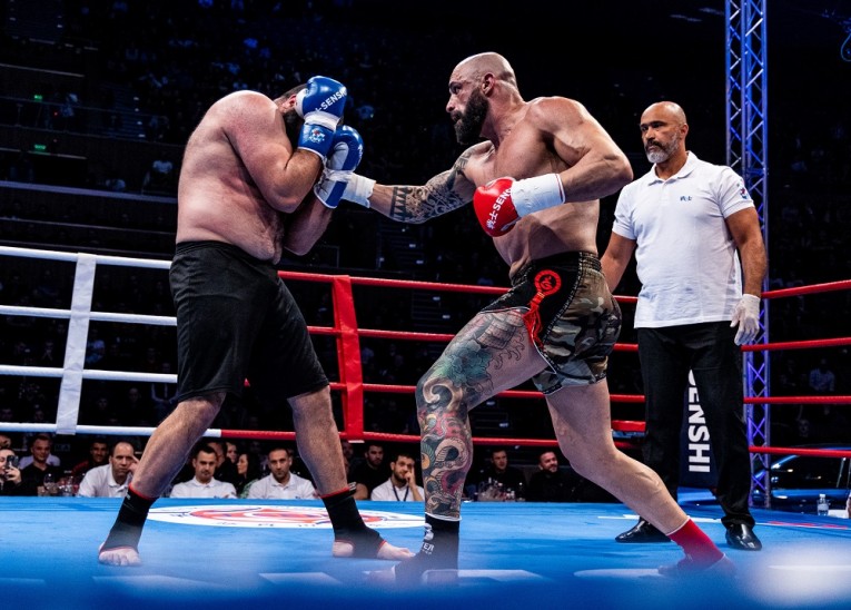 Bruno Sizano won the Battle of the Giants against Claudiu Istrate ...